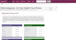 Desktop Screenshot of census2011.co.in