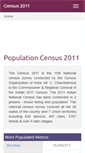 Mobile Screenshot of census2011.co.in